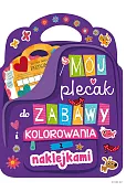 Mój plecak do zabawy i kolorowania z naklejkami
