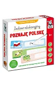Zestaw edukacyjny. Poznaję Polskę. Książka + puzzle do pisania 3+ Kapitan Nauka