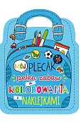 Mój plecak pełen zabaw do kolorowania z naklejkami