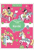 Moje brokatowe naklejki. Koniki
