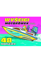 Wyścigi motorówek. Koloruj i naklejaj