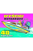 Wyścigi motorówek. Koloruj i naklejaj
