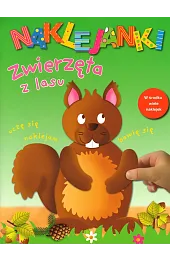 Naklejanki Zwierzęta z lasuJ.Beaumont 