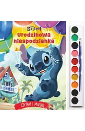 Czytam i maluję. Urodzinowa niespodzianka. Disney Stitch