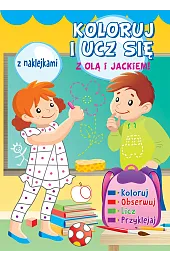 Koloruj i ucz się z Olą i Jackiem