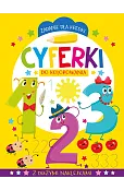 Zadanie dla kredki. Cyferki do kolorowania