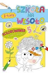 Szkoła na wesoło. Kolorowanka z naklejkami,Robert Trojanowski