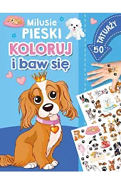 Koloruj i baw się. 50 tatuaży. Milusie pieski