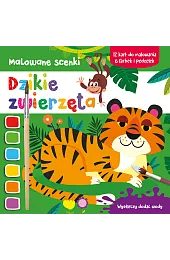 Malowane scenki. Dzikie zwierzętazbiorowa Praca