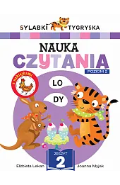 Sylabki Tygryska. Nauka czytania Poziom 2. Zeszyt 2