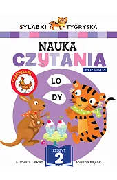 Sylabki Tygryska. Nauka czytania Poziom 2.,Elżbieta Lekan
