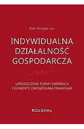 Indywidualna działalność gospodarcza. Uproszczone formy ewidencji i elementy zarządzania finansami