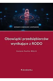 Obowiązki przedsiębiorców wynikające z RODO wyd.,Wójcik Grażyna Paulina