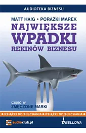 Największe wpadki rekinów biznesu. Część 4. Zmęczone marki (książka audio 2CD)