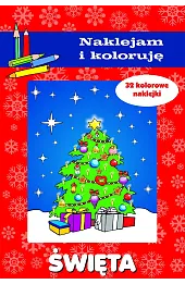 Święta. Naklejam i koloruję