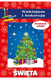 Święta. Naklejam i koloruję