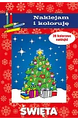 Święta. Naklejam i koloruję