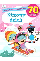 Koloruj i naklejaj z Kerfusiem. Zimowy,zbiorowa Praca