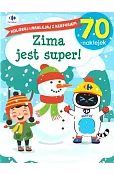 Koloruj i naklejaj z Kerfusiem. Zima jest super