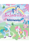 Jednorożce. Kolorowanka 1