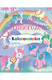 Jednorożce. Kolorowanka 2