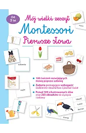Mój wielki zeszyt Montessori Pierwsze słowa