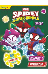 Koloruj! Rozwiązuj! 50 naklejek świecących w ciemności. Piraci. Marvel Spidey i Super-kumple