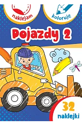Pojazdy 2. Naklejam i koloruję