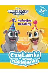 Czytanki naklejanki. Podwójne urodziny. Disney Bingo i Rolly w akcji