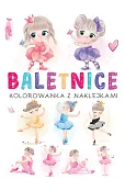 Baletnice. Kolorowanka z naklejkami