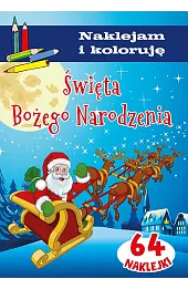 Święta Bożego Narodzenia. Naklejam i koloruję