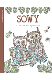 Sowy. Kolorowanki antystresowezbiorowa Praca