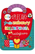 Mój plecak do zabawy i kolorowania z naklejkami