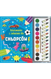 Kolorowanka z zadaniami dla chłopcówzbiorowa Praca