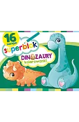 Superblok. Dinozaury Kolorowanki