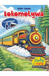 Maluj i czytaj. Wiersze dla smyka. Lokomotywa