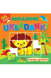 Naklejkowe układanki. Zwierzęta egzotyczne
