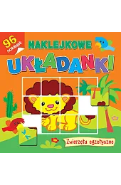 Naklejkowe układanki. Zwierzęta egzotyczne