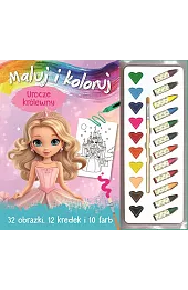 Maluj i koloruj. Urocze królewny