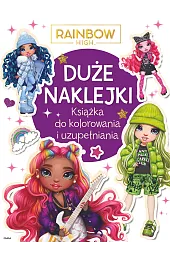 Duże naklejki. Książka do kolorowania i,Ilona Siwak