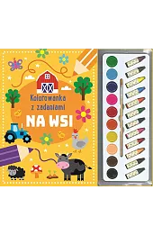 Kolorowanka z zadaniami. Na wsi