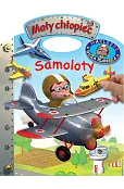 Samoloty. Naklejki – Duża plansza. Mały chłopiec