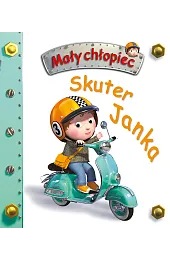 Skuter Janka. Mały chłopiec