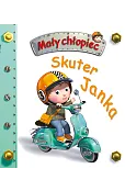 Skuter Janka. Mały chłopiec