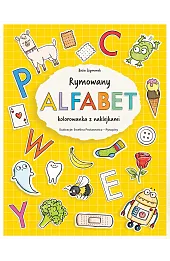 Rymowany alfabet. Kolorowanka z naklejkami