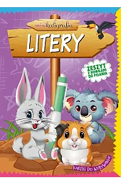 Minikaligrafia. Litery. Zeszyt z rowkami do pisania