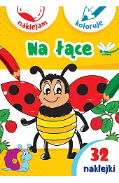 Na łące. Naklejam i koloruję