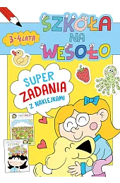 Szkoła na wesoło. Superzadania z naklejkami,Robert Trojanowski