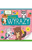 Moja kaligrafia. Piszę wyrazy. Zeszycik z rowkami