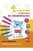 Zadania Żyrafki. Zadania do kolorowania z naklejkami 2 latka. Część 2
